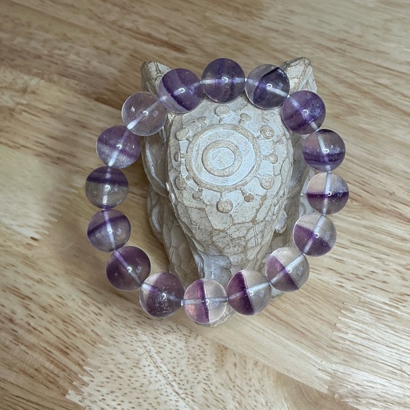 Fluorite Purple Banding 13mm - Picture 5 of 5